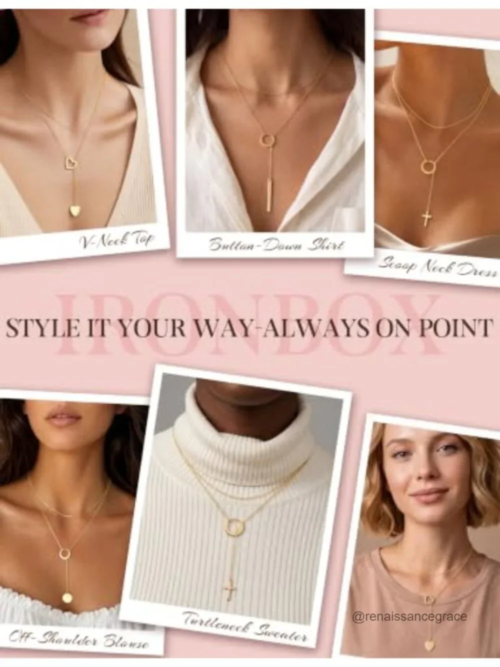 14K Gold Plated Lariat Y Necklace Layered Set Hypoallergenic Lobster Clasp